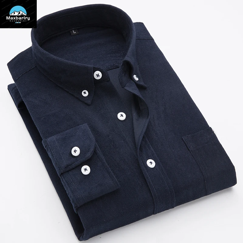New Autumn Shirt Long Sleeve Corduroy Vintage Business Professional Lapel Button Shirt Men's Loose Casual White Top Men's Wear
New Autumn Shirt Long Sleeve Corduroy Vintage Business Professional Lapel Button Shirt Men's Loose Casual White Top Men's Wear