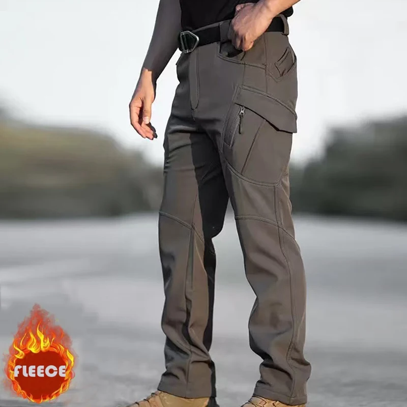 Men's Winter Autumn Fleece Pants Waterproof Hiking Camping Climbing Cargo Military Tactical Casual Trousers Softshell Elastic
Men's Winter Autumn Fleece Pants Waterproof Hiking Camping Climbing Cargo Military Tactical Casual Trousers Softshell Elastic