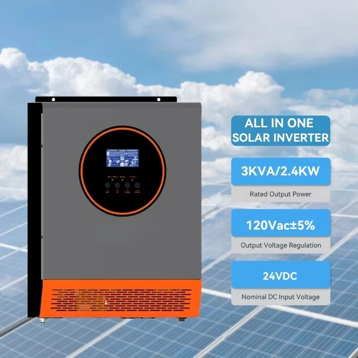PowMr 2.4KW 24Vdc All in One Solar Inverter 110V/120Vac Output Pure Sine Wave Solar Inverter with PWM Controller
PowMr 2.4KW 24Vdc All in One Solar Inverter 110V/120Vac Output Pure Sine Wave Solar Inverter with PWM Controller