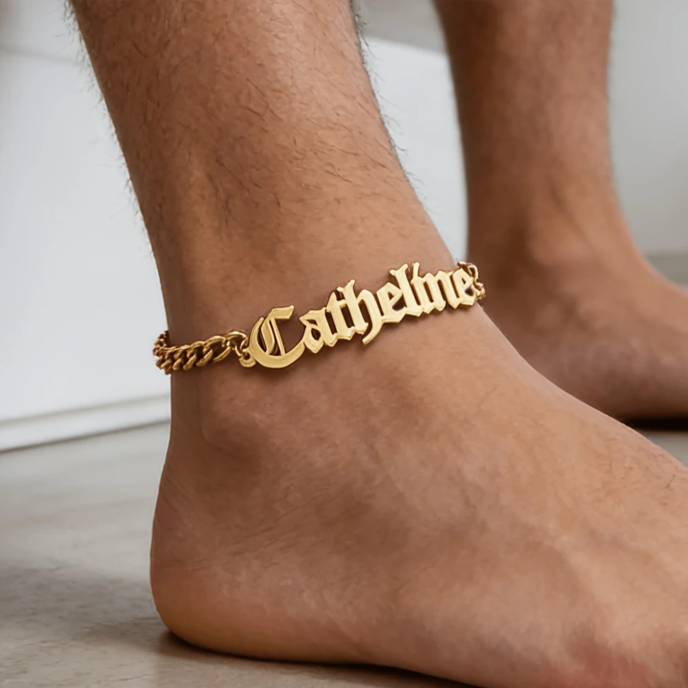 Custom Name Letter Anklet Stainless Steel Cuban Chain Custom Anklet Personalized Outfit Accessories Customized Gifts Couple Gift
Custom Name Letter Anklet Stainless Steel Cuban Chain Custom Anklet Personalized Outfit Accessories Customized Gifts Couple Gift
