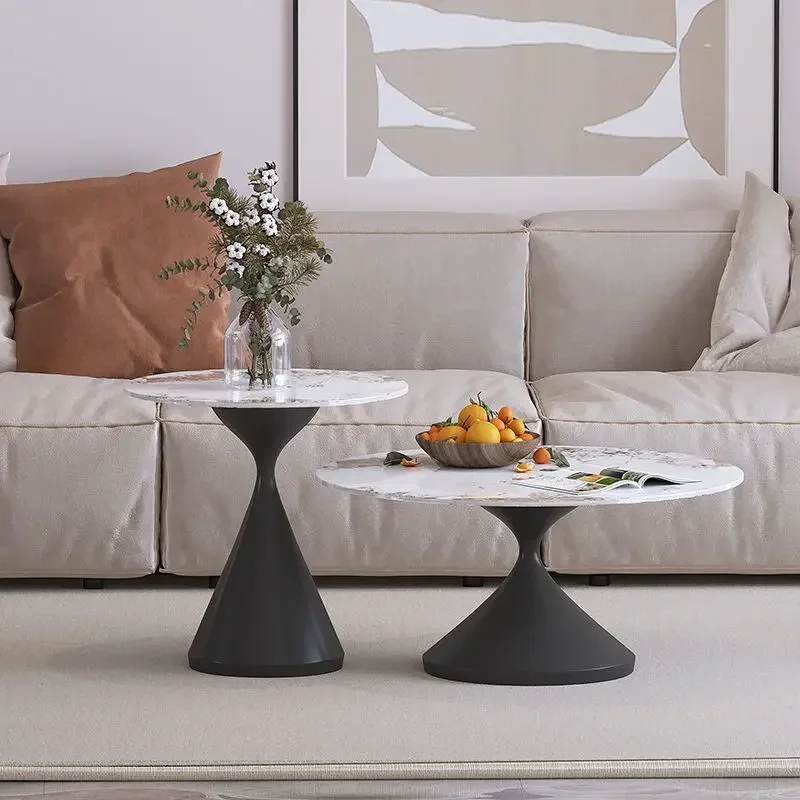 Coffee Table Light Luxury Bedroom Balcony Modern Simple Living Room Furniture Round Table Rock Iron Art Solid Base
Coffee Table Light Luxury Bedroom Balcony Modern Simple Living Room Furniture Round Table Rock Iron Art Solid Base
