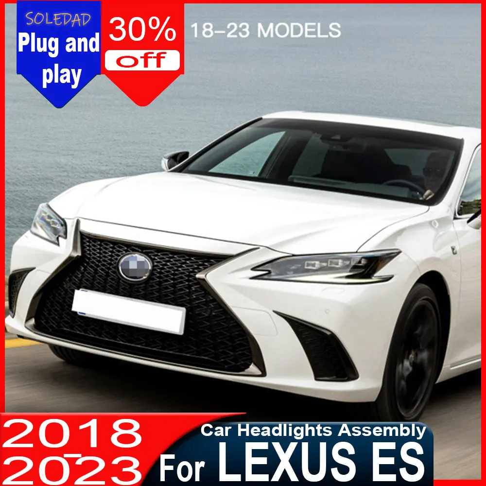 Car For LEXUS ES200 ES260 ES300H 2018-2024 Upgrade 4 lens style Car Head Lamp DRL Dynamic Signal Front light Headlight Assembly
Car For LEXUS ES200 ES260 ES300H 2018-2024 Upgrade 4 lens style Car Head Lamp DRL Dynamic Signal Front light Headlight Assembly