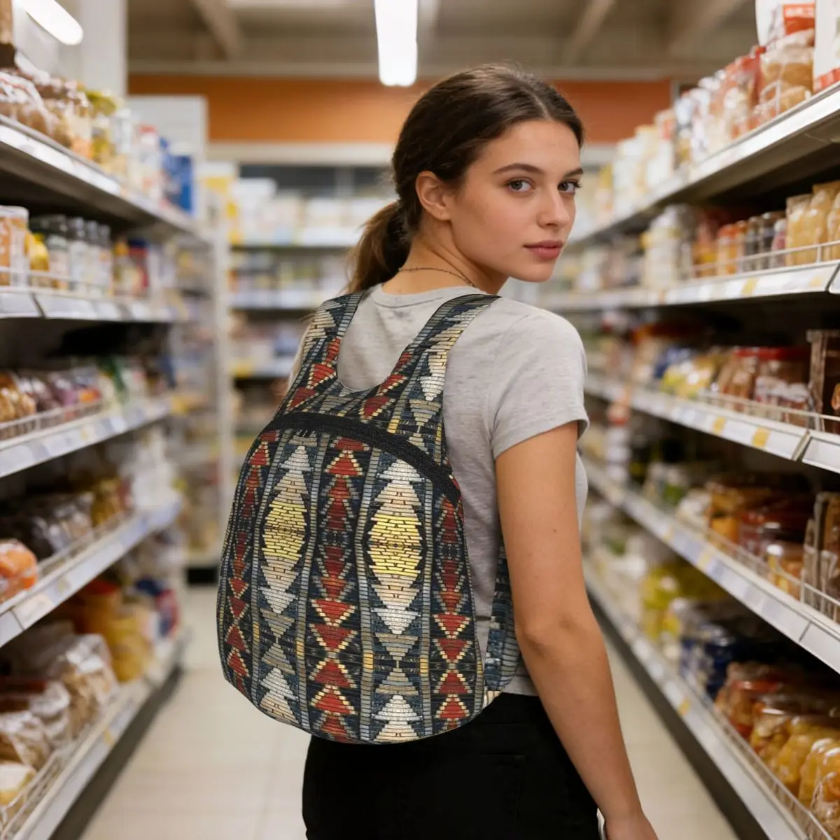 Ethnic Geometric Decorative Colored Backpack Student BookBag Kids Storage School Bag Computer Shoulder Bags for Men Women
Ethnic Geometric Decorative Colored Backpack Student BookBag Kids Storage School Bag Computer Shoulder Bags for Men Women