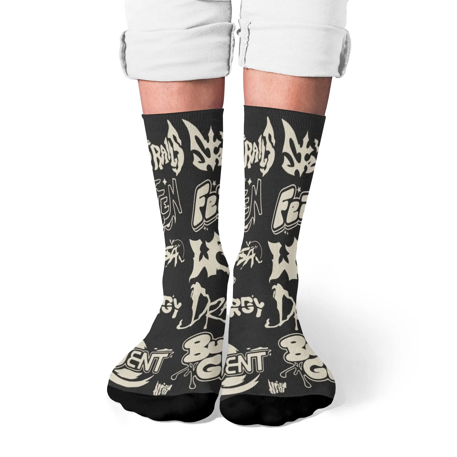 Novelty Urban Street Hip-hop Graffiti Print Crew Socks - Unisex Soft Comfortable Breathable Stretchy for Daily Wear & Gift
Novelty Urban Street Hip-hop Graffiti Print Crew Socks - Unisex Soft Comfortable Breathable Stretchy for Daily Wear & Gift