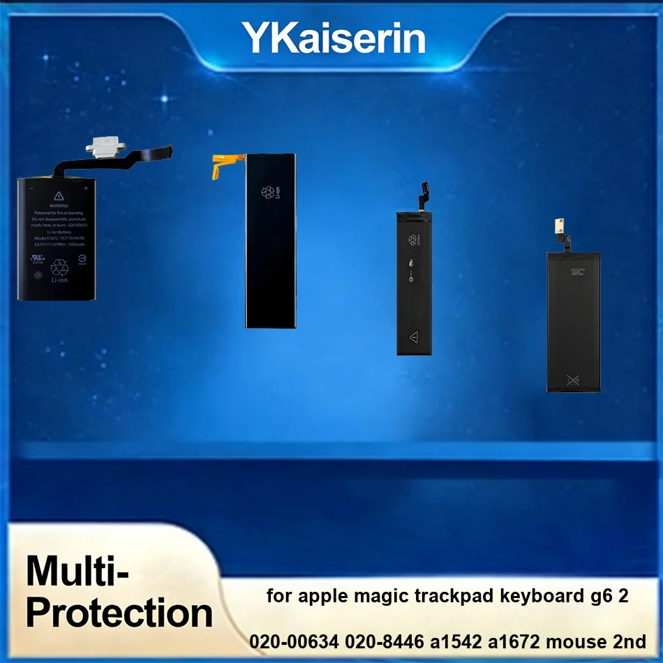 Battery Long Lasting 0-2024mAh For Apple Magic Trackpad Keyboard G6 2 020-00634 020-8446 A1542 A1672 Mouse 2ND
Battery Long Lasting 0-2024mAh For Apple Magic Trackpad Keyboard G6 2 020-00634 020-8446 A1542 A1672 Mouse 2ND