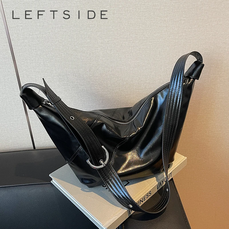 LEFTSIDE Women Handbags 2025 Spring Luxury New Fashion Trend PU Leather Crossbody Bags Ladies Black Underarm Shoulder Bags
LEFTSIDE Women Handbags 2025 Spring Luxury New Fashion Trend PU Leather Crossbody Bags Ladies Black Underarm Shoulder Bags
