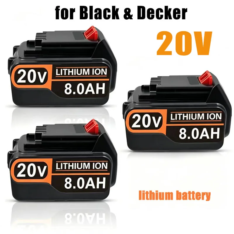 20V 3.0Ah 4.0Ah BL2018 Replacement for Black & Decker 20V Battery Max Lithium LST220 LB2X4020 LBXR20 LB20 LBX20 Cordless Tools
20V 3.0Ah 4.0Ah BL2018 Replacement for Black & Decker 20V Battery Max Lithium LST220 LB2X4020 LBXR20 LB20 LBX20 Cordless Tools