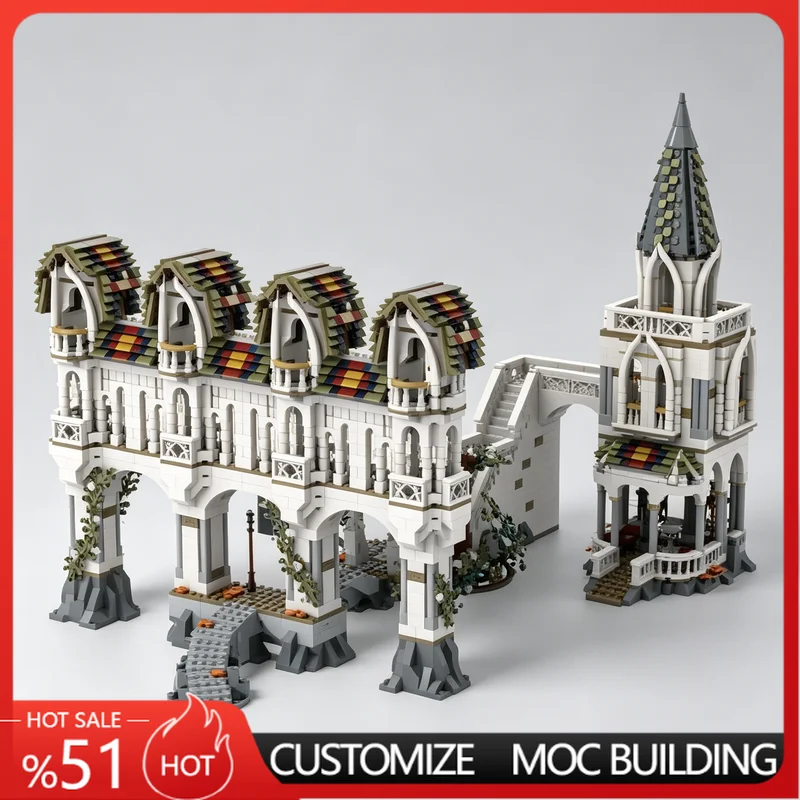 3761 Parts Medieval Elven Castle Architecture Custom Building Blocks Creative Model Diy Assembly Educational Toy For Collectors
3761 Parts Medieval Elven Castle Architecture Custom Building Blocks Creative Model Diy Assembly Educational Toy For Collectors