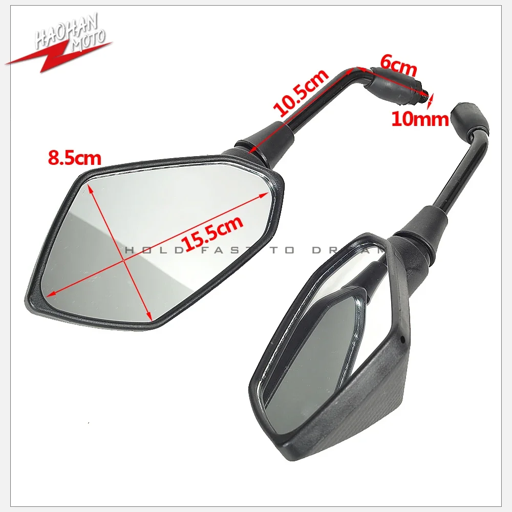 M10 Motorcycle Rearview Mirror Clear Glass for Honda Suzuki Kawasaki Yamaha 10 mm
M10 Motorcycle Rearview Mirror Clear Glass for Honda Suzuki Kawasaki Yamaha 10 mm