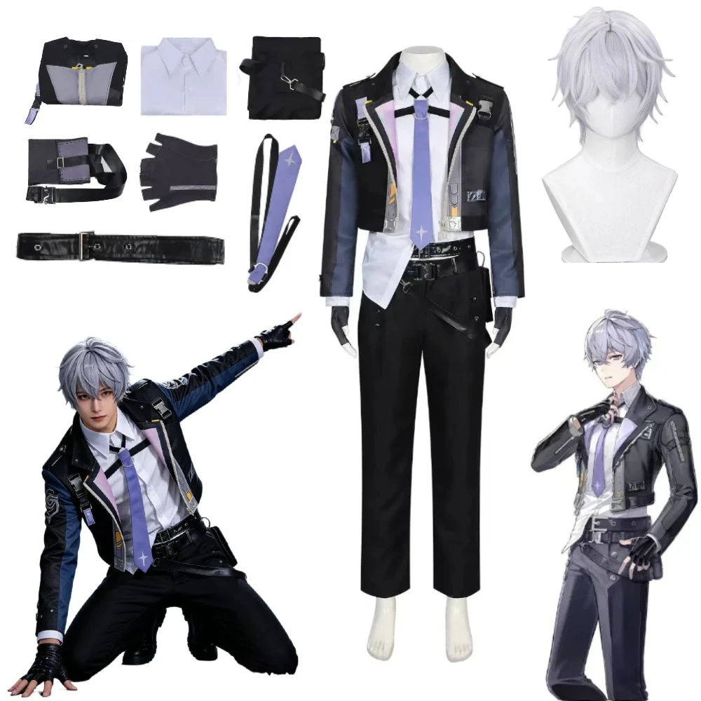 Popular Game Aether Ring Cosplay Costume Wig Waist Bag Gloves Tie Accessories Esper Zero Male Anime Halloween Role Play Outfit
Popular Game Aether Ring Cosplay Costume Wig Waist Bag Gloves Tie Accessories Esper Zero Male Anime Halloween Role Play Outfit