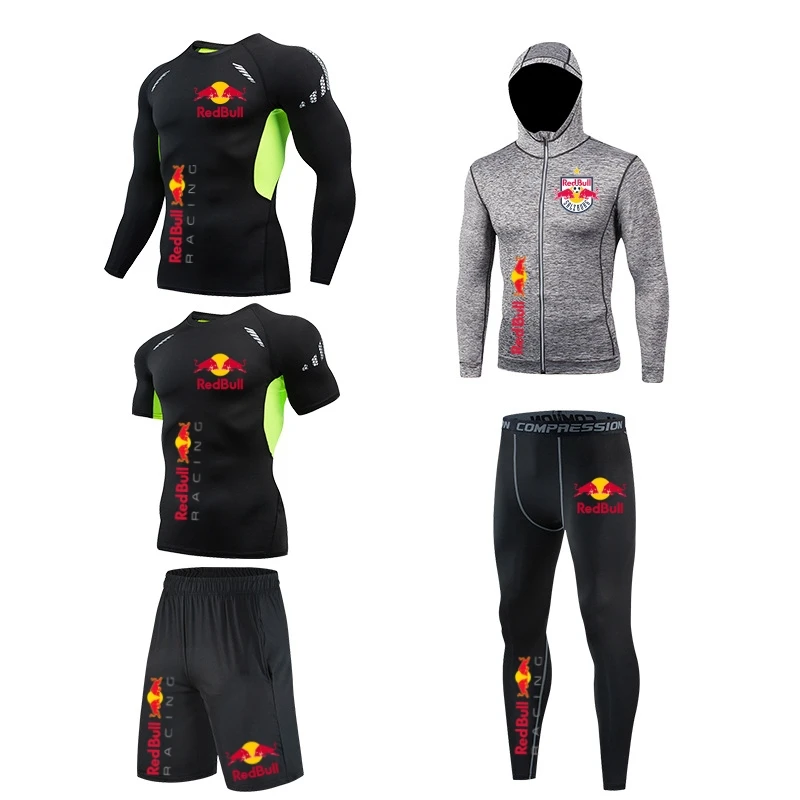 Red Bull Sports Suit Men's Running Sets Compression Gym Fitness Sportswear Quick Dry Tights Outdoor Jogging Training Underwear
Red Bull Sports Suit Men's Running Sets Compression Gym Fitness Sportswear Quick Dry Tights Outdoor Jogging Training Underwear