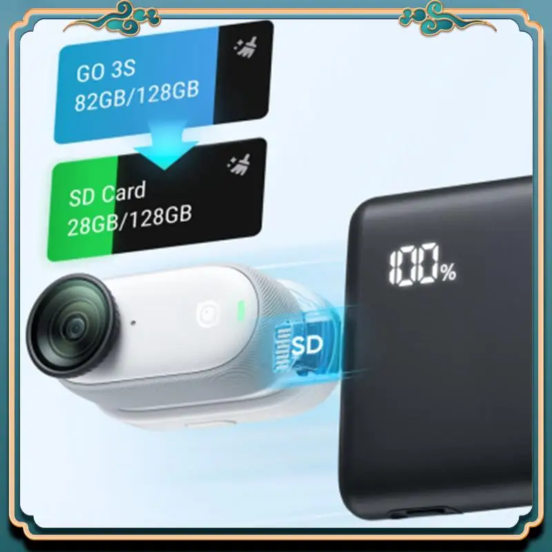 (Новинка)-для Insta360 Go 3/Go 3S Flash-компаньон, аксессуары для экшн-камеры, беспроводная, легко расширяемая емкость для хранения
(Новинка)-для Insta360 Go 3/Go 3S Flash-компаньон, аксессуары для экшн-камеры, беспроводная, легко расширяемая емкость для хранения