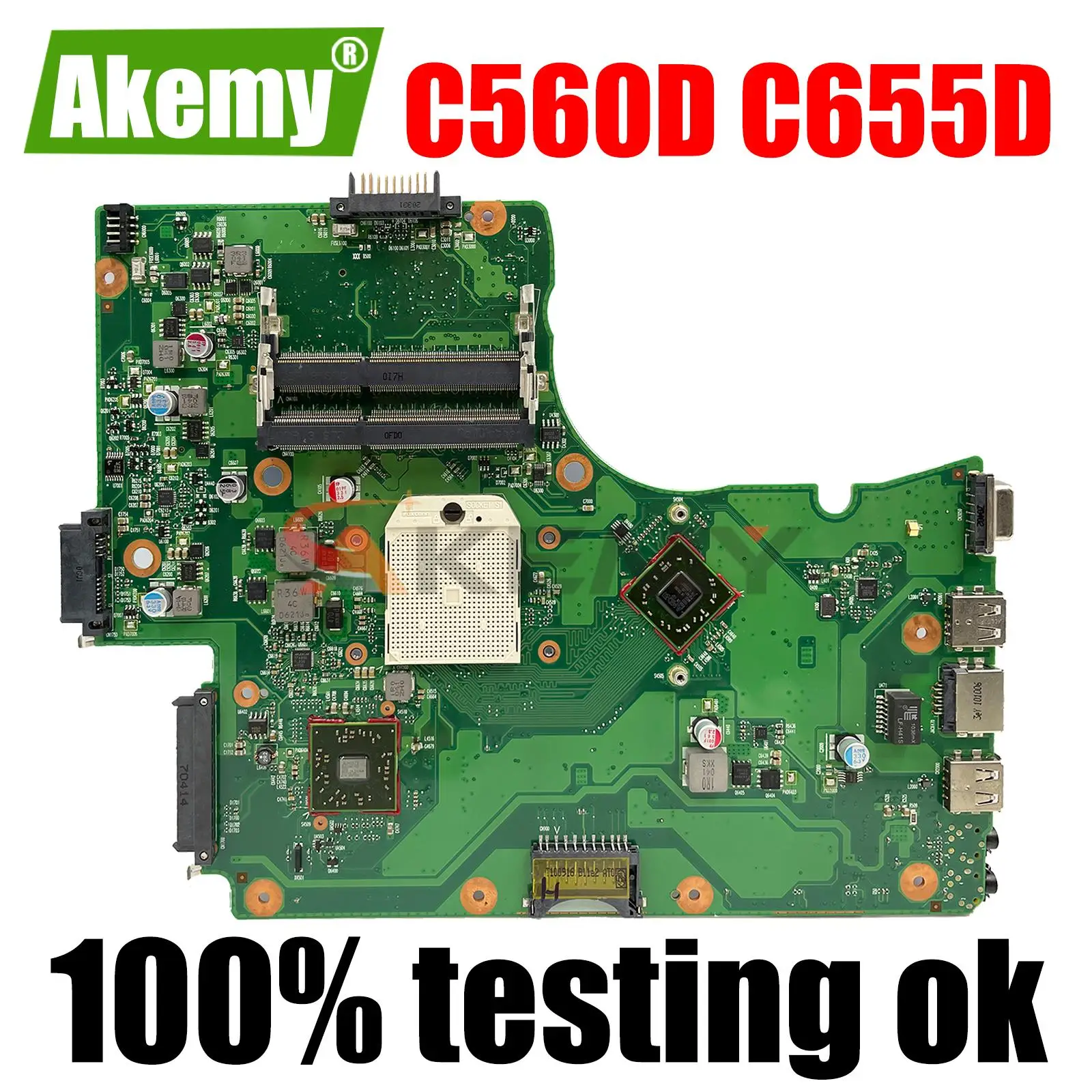 Материнская плата V000225010 6050A2357401-MB-A02 DDR3 для ноутбука TOSHIBA Satellite C560D C650D C655D
Материнская плата V000225010 6050A2357401-MB-A02 DDR3 для ноутбука TOSHIBA Satellite C560D C650D C655D