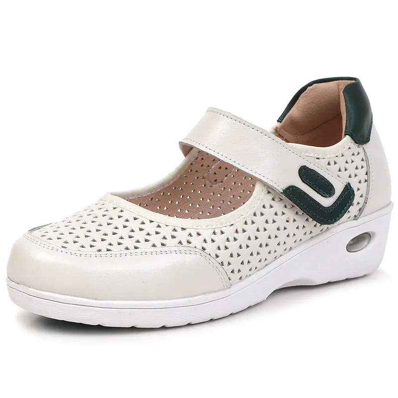 ZXRYXGS 2026 Spring Summer Real Leather Hollow Shoes Breathable Cool Sandals Wedges Mid Heels Casual Sneakers Women's Shoes
ZXRYXGS 2026 Spring Summer Real Leather Hollow Shoes Breathable Cool Sandals Wedges Mid Heels Casual Sneakers Women's Shoes