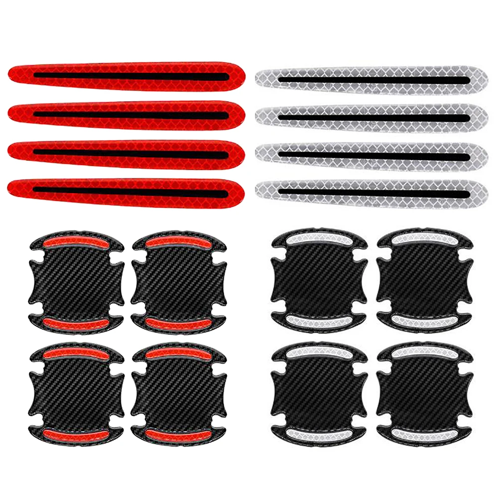 8pcs Universal Fit Door Handle Bowl Trims PVC White/Red Reflective Door Handle Protective Films Door Handle Bowl & Handle Trims
8pcs Universal Fit Door Handle Bowl Trims PVC White/Red Reflective Door Handle Protective Films Door Handle Bowl & Handle Trims