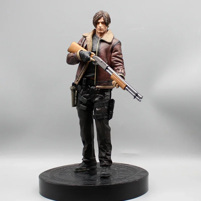 Anime 33cm Zombie Hunter Leather Leon Action Figure Collection Desktop Model Decoration Statue Ornaments Birthday Gift Toy
Anime 33cm Zombie Hunter Leather Leon Action Figure Collection Desktop Model Decoration Statue Ornaments Birthday Gift Toy