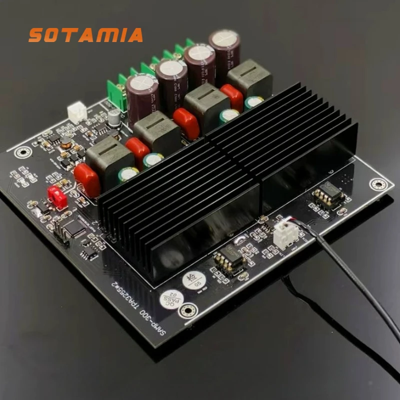 SOTAMIA 1200W TPA3255 Power Amplifier Audio Board 600W+600W 2.0 Hifi Stereo Sound Speaker Amplifier Class D Digital Amplificador
SOTAMIA 1200W TPA3255 Power Amplifier Audio Board 600W+600W 2.0 Hifi Stereo Sound Speaker Amplifier Class D Digital Amplificador