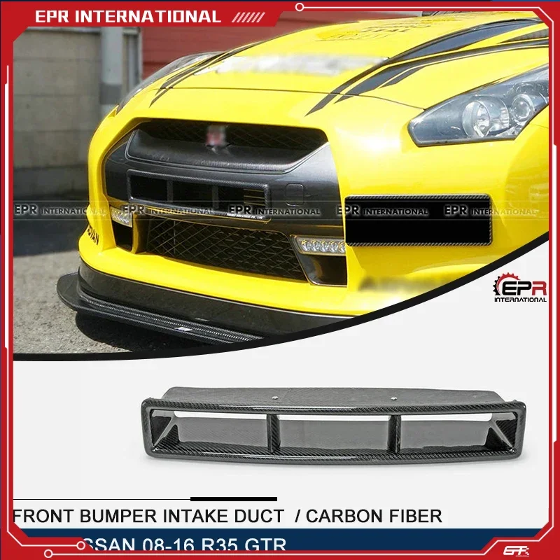 For Nissan Skyline GTR 08-16 R35 JUN Style Front Bumper Intake Duct Carbon Fiber Drift Air Intake Vent Car Accessories
For Nissan Skyline GTR 08-16 R35 JUN Style Front Bumper Intake Duct Carbon Fiber Drift Air Intake Vent Car Accessories