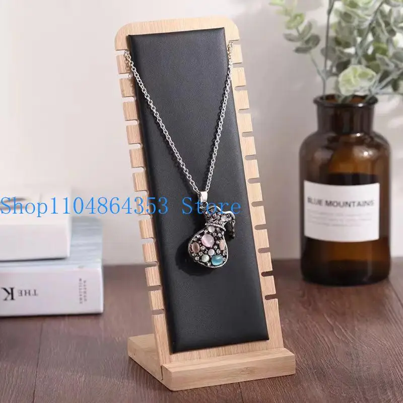 652F Bamboo Jewelry Display Stand Necklace Display Stand Wooden Multiple Necklace Easel Showcase Display Holder for Necklaces
652F Bamboo Jewelry Display Stand Necklace Display Stand Wooden Multiple Necklace Easel Showcase Display Holder for Necklaces