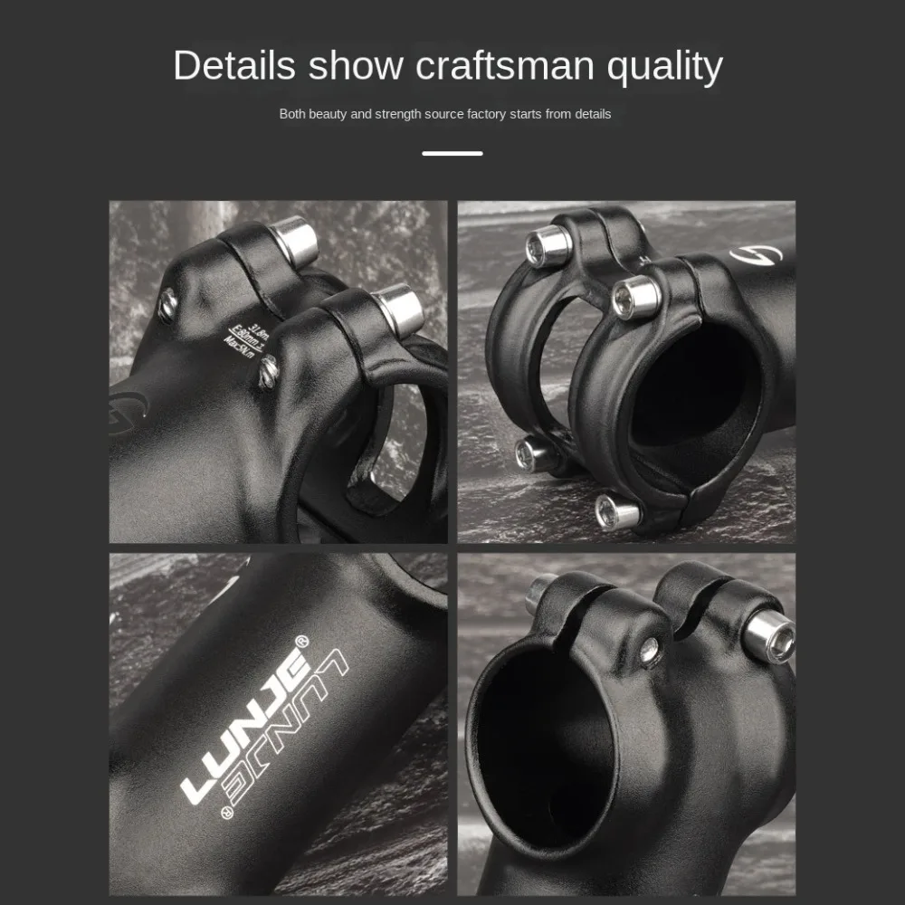 Ultralight Ultralight Aluminum Bicycle Stem 7 Degrees 25.4mm/31.8mm Bicycle Stem Black Aluminum Alloy Bike Handlebar Stem
Ultralight Ultralight Aluminum Bicycle Stem 7 Degrees 25.4mm/31.8mm Bicycle Stem Black Aluminum Alloy Bike Handlebar Stem