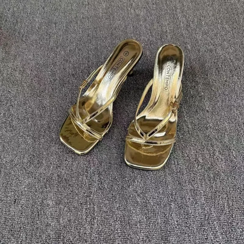 2025 Hot Sale Women's Shoes Peep Toe Women's Slippers Fashion Pinch Toe Dress Slippers Women Summer Best Seller Heels Women
2025 Hot Sale Women's Shoes Peep Toe Women's Slippers Fashion Pinch Toe Dress Slippers Women Summer Best Seller Heels Women