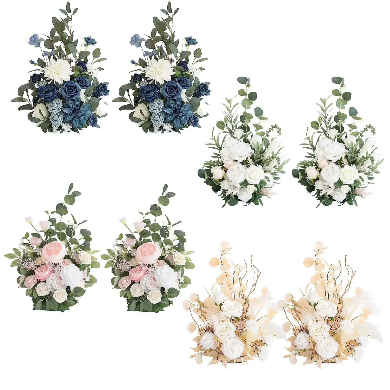 2Pcs Wedding Arch Artificial Flowers, Simulation Silk Flower, Home Decorations for Wedding Party Fireplace Aisle Archway
2Pcs Wedding Arch Artificial Flowers, Simulation Silk Flower, Home Decorations for Wedding Party Fireplace Aisle Archway