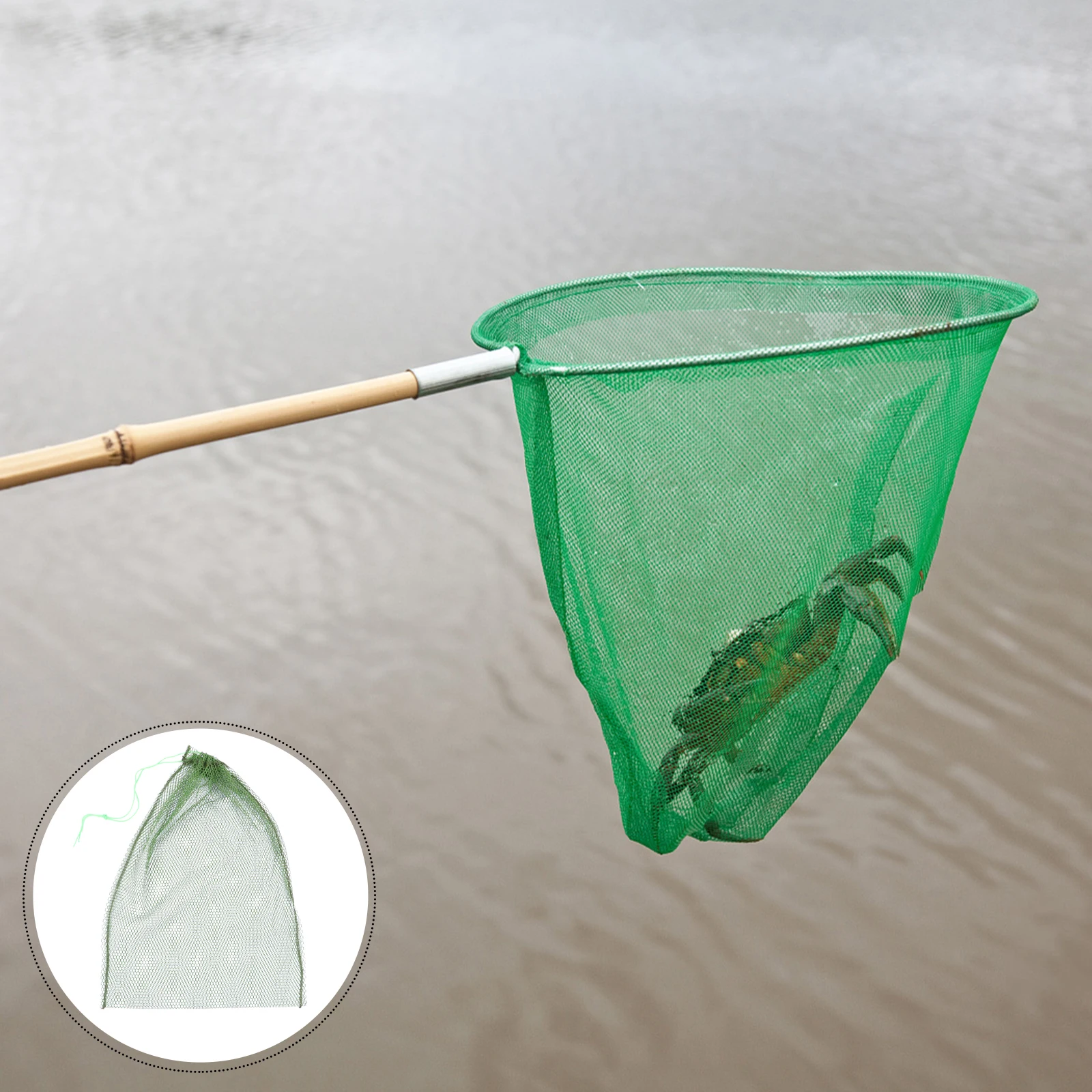 3pcs Fish Net Mesh High-Quality Foldable Lightweight Quick-Drying Net For Outdoor Fishing Tools Fish Storage Bags Drawstring
3pcs Fish Net Mesh High-Quality Foldable Lightweight Quick-Drying Net For Outdoor Fishing Tools Fish Storage Bags Drawstring