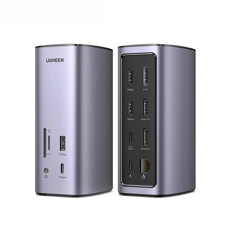 12 in 1 Docking Station Triple Display USB C 8K multi port adapter Typc C Hub PD Charging for MacBook TV
12 in 1 Docking Station Triple Display USB C 8K multi port adapter Typc C Hub PD Charging for MacBook TV