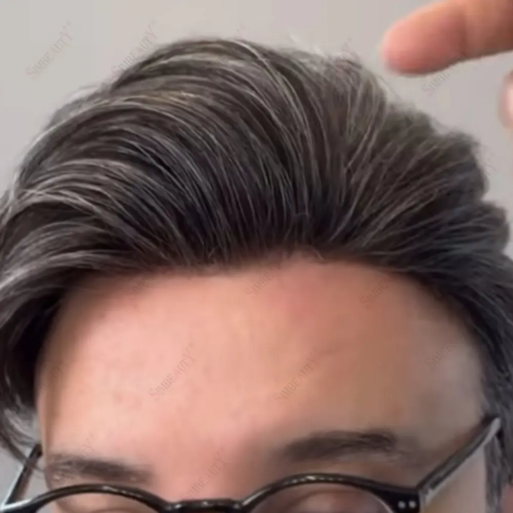 1b40Grey Black Men's Hairpiece Durable Full Thin Skin Base100% Human Hair Natural Hairline Microskin Capillary Prosthesis System
1b40Grey Black Men's Hairpiece Durable Full Thin Skin Base100% Human Hair Natural Hairline Microskin Capillary Prosthesis System