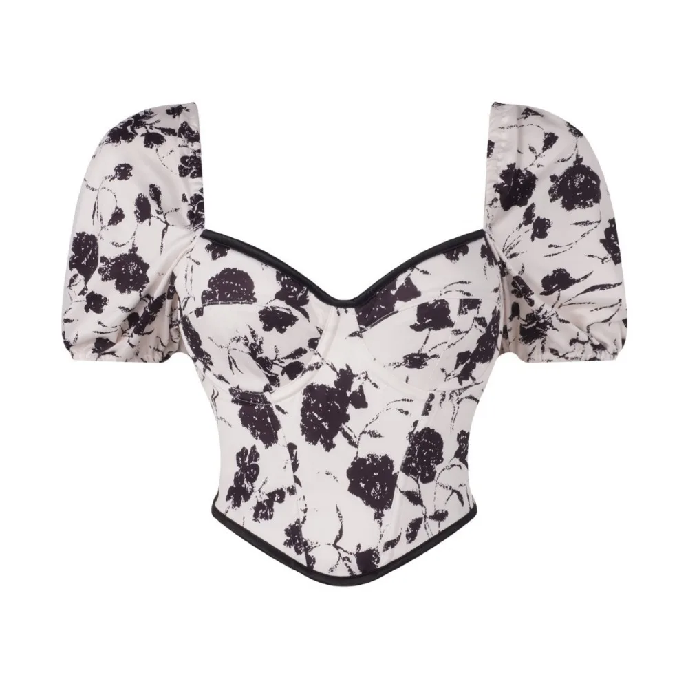 Bielizna Gothic Corset Retro Ink Washed Print Short Sleeve Women's Sweet Stretch Underwear Padded Bra Print Tank Top Bielizna
Bielizna Gothic Corset Retro Ink Washed Print Short Sleeve Women's Sweet Stretch Underwear Padded Bra Print Tank Top Bielizna