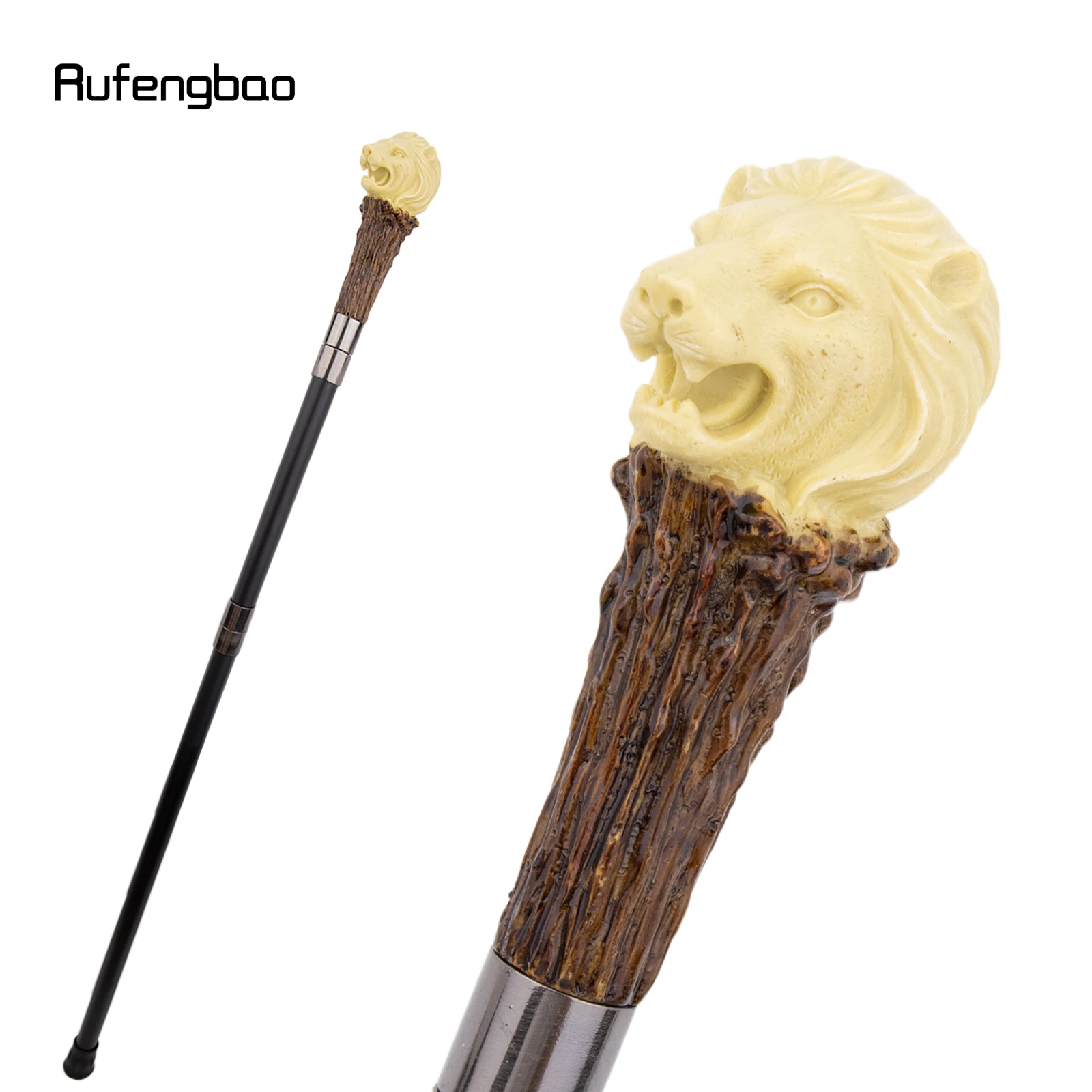 Yellow Resin Lion Head Tree Root Walking Cane Fashion Decorative Steel Stick Gentleman Elegant Cosplay Cane Knob Crosier 94cm
Yellow Resin Lion Head Tree Root Walking Cane Fashion Decorative Steel Stick Gentleman Elegant Cosplay Cane Knob Crosier 94cm