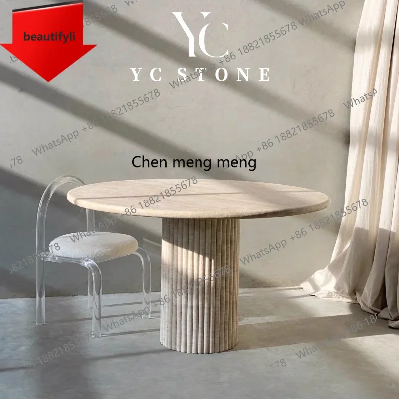 PP Natural marble dining table, small apartment living dining table, high-end design dining table
PP Natural marble dining table, small apartment living dining table, high-end design dining table