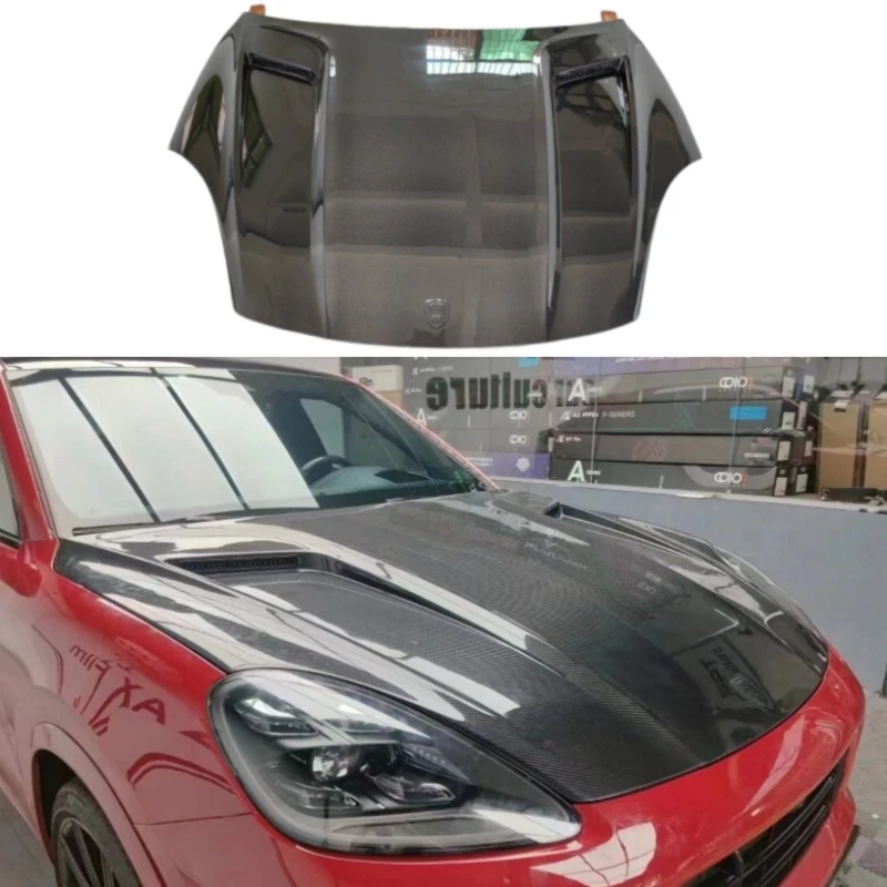For Porsche Cayenne Coupe 2018-2023 Real Dry Carbon Fiber Front Engine Hood Vent Bonnet Cover Body Kit Modify Decoration
For Porsche Cayenne Coupe 2018-2023 Real Dry Carbon Fiber Front Engine Hood Vent Bonnet Cover Body Kit Modify Decoration