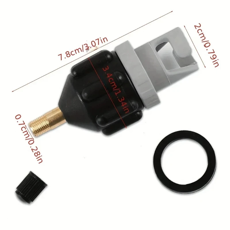 1Pc Nylon SUP Board Air Valve Adaptor Inflatable Pump Adapter for Kayak And Boat - Durable Water Sports Equipment Accessory
1Pc Nylon SUP Board Air Valve Adaptor Inflatable Pump Adapter for Kayak And Boat - Durable Water Sports Equipment Accessory