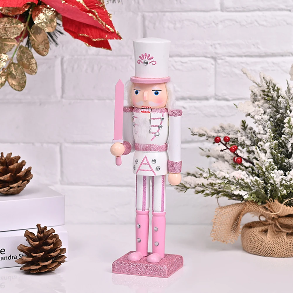 4 Pcs Pink Nutcrackers 30CM Christmas Decor for Tabletop Shelf Xmas Tree Kids Gifts Holiday Ornaments Festive Adornments
4 Pcs Pink Nutcrackers 30CM Christmas Decor for Tabletop Shelf Xmas Tree Kids Gifts Holiday Ornaments Festive Adornments
