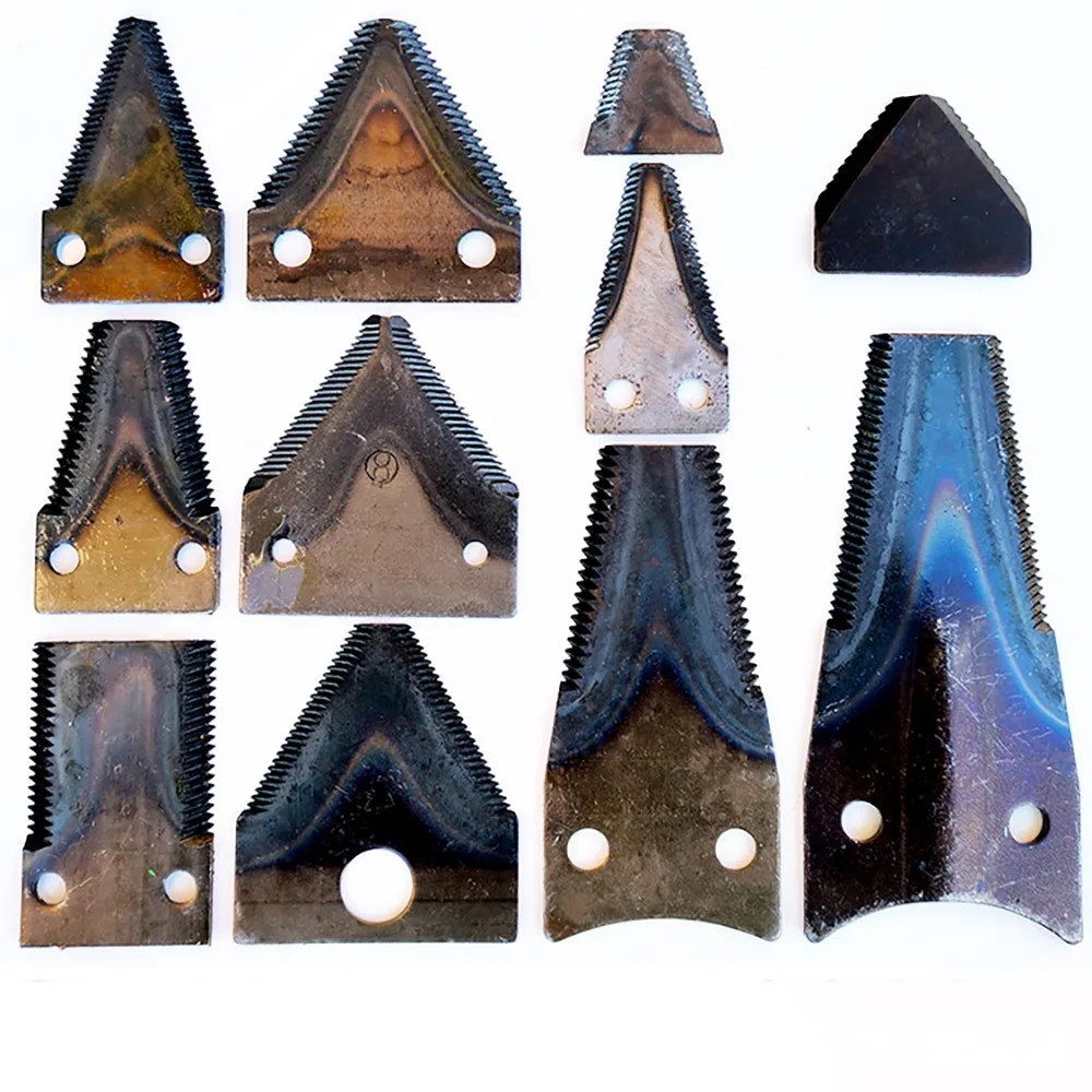Grass chopper blade, grass shredder blade, triangular serrated blade, double-edged serrated blade for harvester
Grass chopper blade, grass shredder blade, triangular serrated blade, double-edged serrated blade for harvester