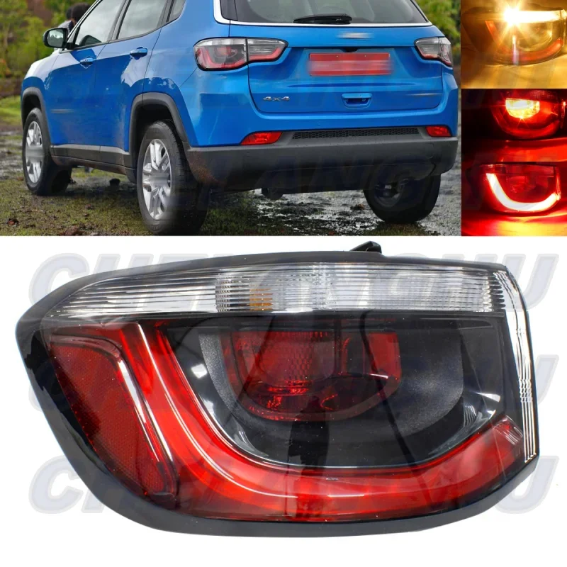 For Jeep Compass 2017 2018 2019 2020 2021 Left Outer Tail Light Rear Lamp Car accessories 55112839AC
For Jeep Compass 2017 2018 2019 2020 2021 Left Outer Tail Light Rear Lamp Car accessories 55112839AC