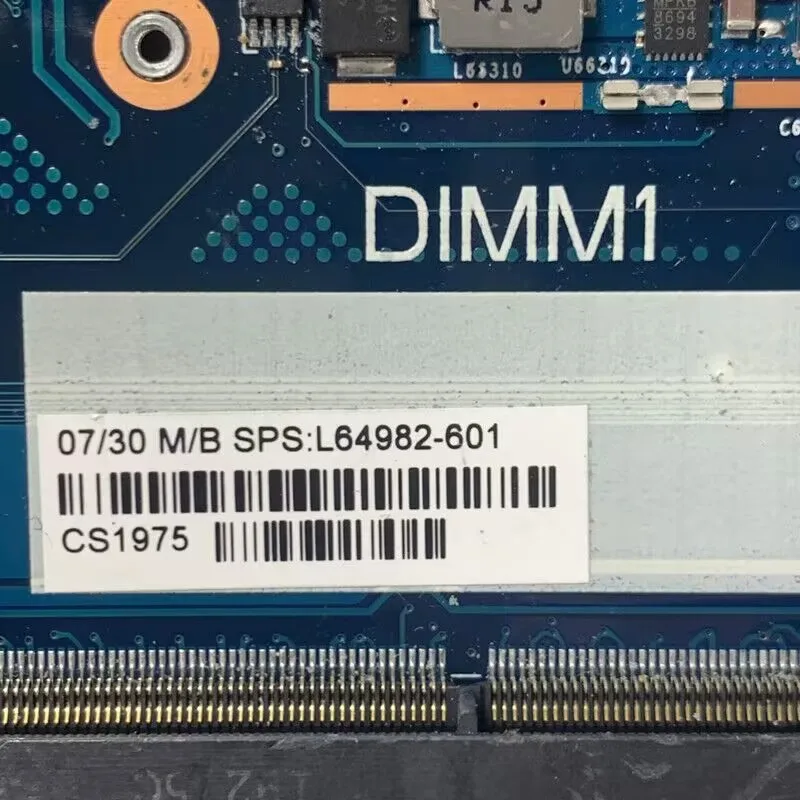 For HP 830 G6 Laptop Motherboard L64982-001 L64982-501 L64982-601 6050A3059101-MB-A01(A1) W/SRFFX I5-8265U CPU 100% Working Well
For HP 830 G6 Laptop Motherboard L64982-001 L64982-501 L64982-601 6050A3059101-MB-A01(A1) W/SRFFX I5-8265U CPU 100% Working Well