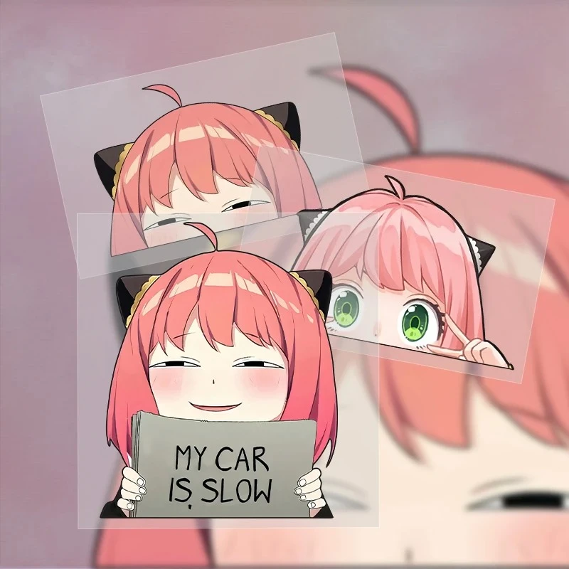 Anime Spy-Themed Reflective Vinyl Stickers - Waterproof Car/Truck Door/Window Decals, Removable Auto Body Graphics
Anime Spy-Themed Reflective Vinyl Stickers - Waterproof Car/Truck Door/Window Decals, Removable Auto Body Graphics