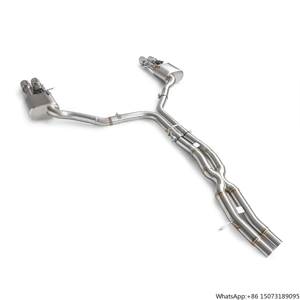 Stainless Steel Cat Back with Valve Control for A8 A8L D4 3.0T 4.0T 2011-2017 Car Exhaust Modification Parts
Stainless Steel Cat Back with Valve Control for A8 A8L D4 3.0T 4.0T 2011-2017 Car Exhaust Modification Parts