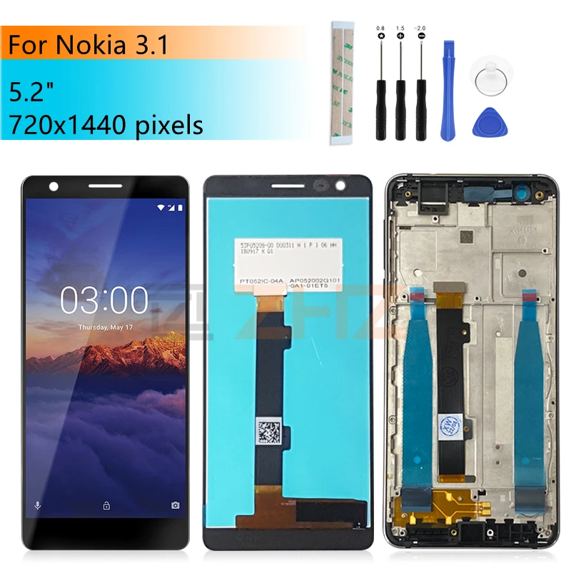 ЖК-дисплей IPS для Nokia 1049, дигитайзер сенсорного экрана в сборе, TA-1057, TA-1063, TA-1070, TA-1074, сменный экран 5,2 дюйма
ЖК-дисплей IPS для Nokia 1049, дигитайзер сенсорного экрана в сборе, TA-1057, TA-1063, TA-1070, TA-1074, сменный экран 5,2 дюйма