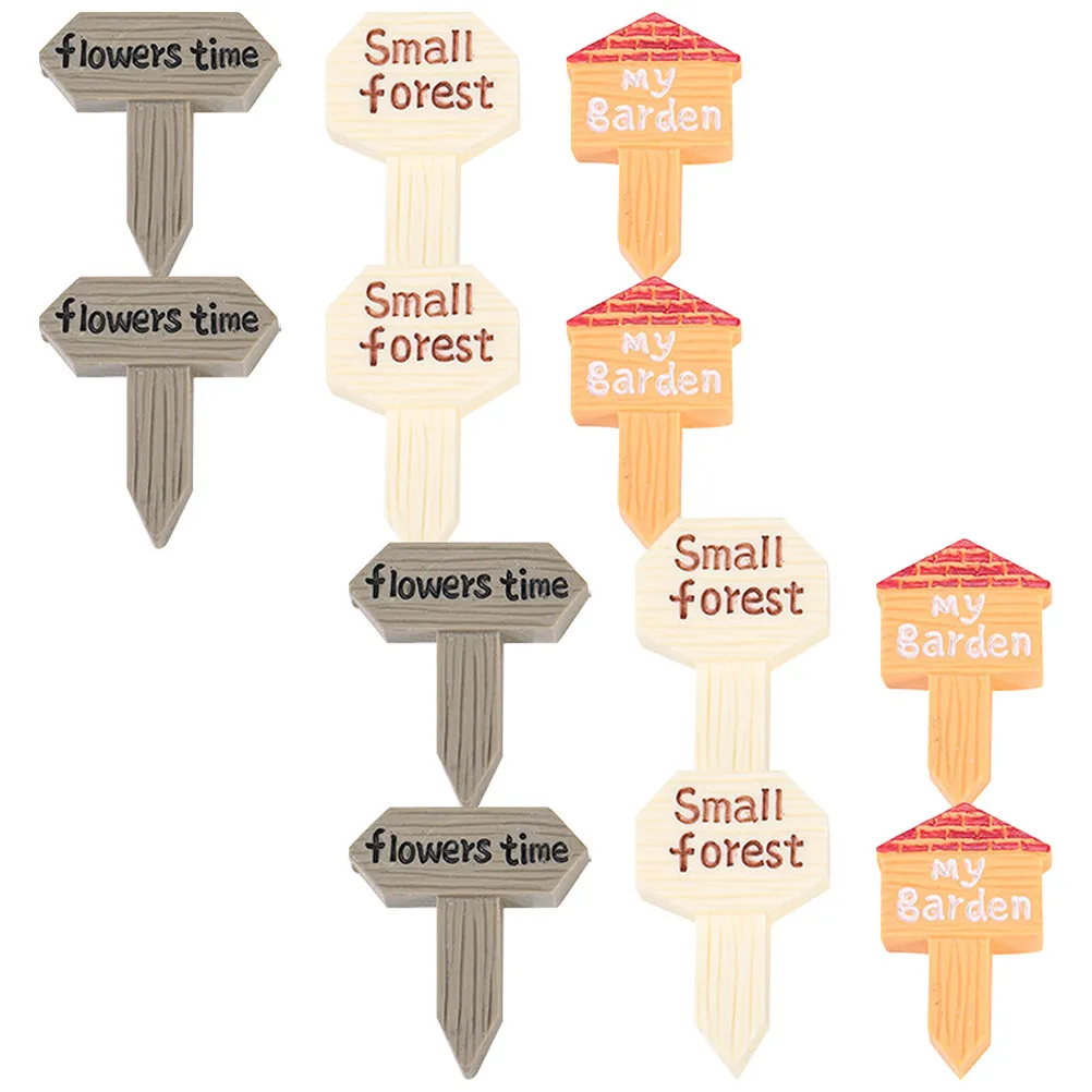 12Pcs Succulent Plant Resin Signpost Ornaments Mini Direction Board Decorative Garden Landscaping Bonsai Micro Landscape Decor
12Pcs Succulent Plant Resin Signpost Ornaments Mini Direction Board Decorative Garden Landscaping Bonsai Micro Landscape Decor