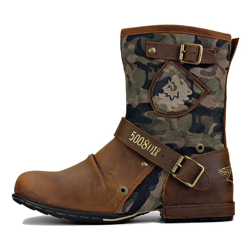 Man Boots Cowboy Boots for Men Vintage Motorcycle Leather Boots PU Mid Calf Belt Buckle Male West Knight Boots Work Safety Shoes
Man Boots Cowboy Boots for Men Vintage Motorcycle Leather Boots PU Mid Calf Belt Buckle Male West Knight Boots Work Safety Shoes