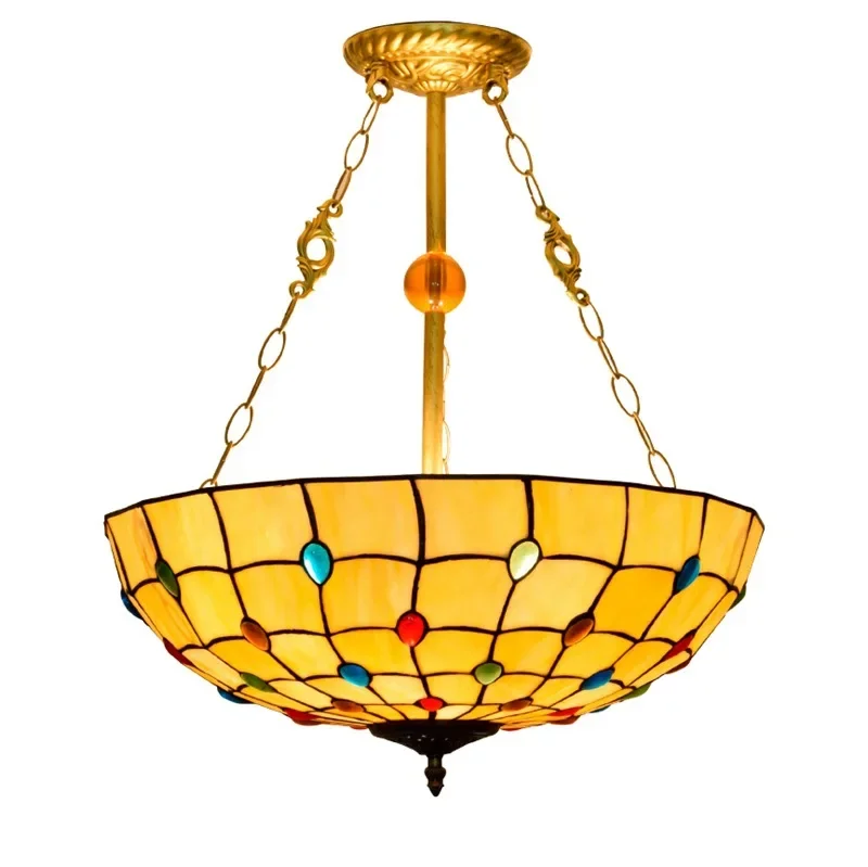 50CM Europe, retro colored beads warm yellow creative, stained glass living room, dining room bedroom chandelier
50CM Europe, retro colored beads warm yellow creative, stained glass living room, dining room bedroom chandelier