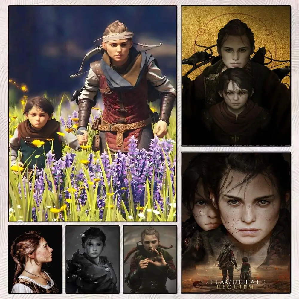 A P-Plague Tale R-Requiem Game Poster HD Art Mural Wallart Poster for Home Room Decoration DIY Vintage Print Decor
A P-Plague Tale R-Requiem Game Poster HD Art Mural Wallart Poster for Home Room Decoration DIY Vintage Print Decor