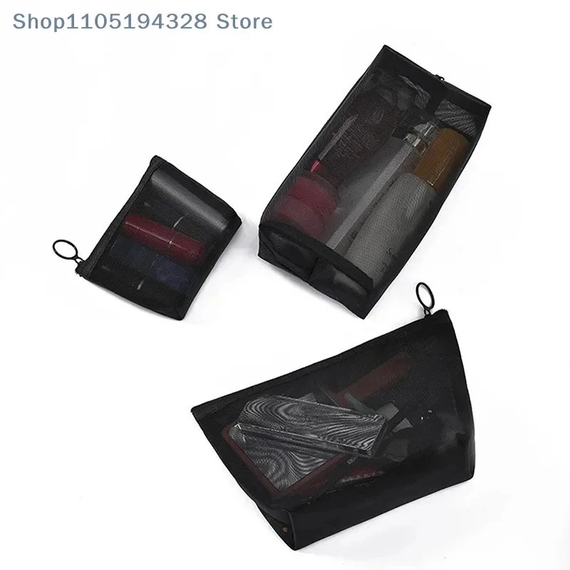 Mesh Clear Cosmetic Bag Portable Travel Toiletry Organizer Makeup Pouch Lipstick Storage Case
Mesh Clear Cosmetic Bag Portable Travel Toiletry Organizer Makeup Pouch Lipstick Storage Case