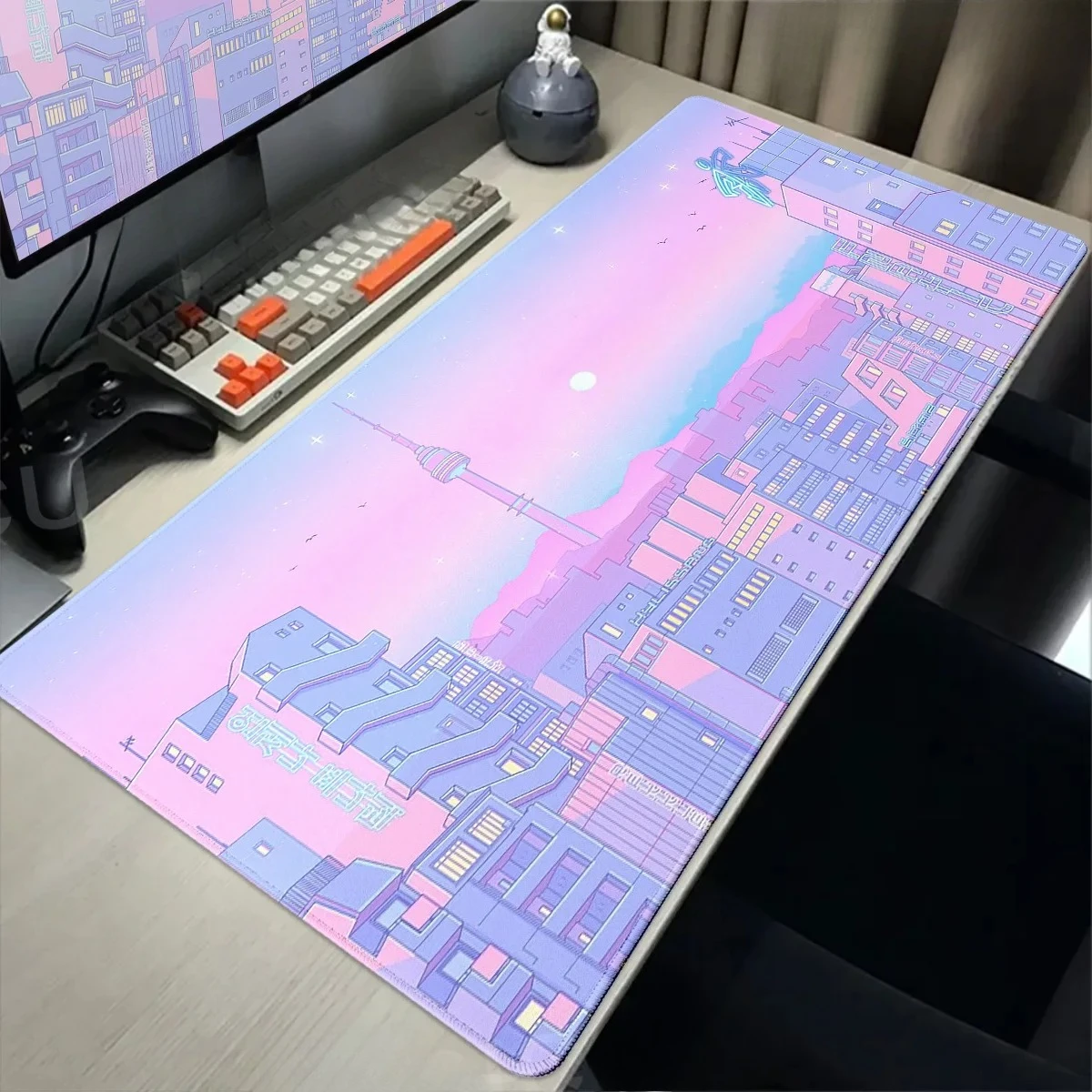 Большой коврик для мыши Pink Moon, коврики для мыши в стиле аниме, игровой коврик для мыши, нескользящий коврик для клавиатуры с героями мультфильмов, защитный коврик для стола, аксессуары для ПК
Большой коврик для мыши Pink Moon, коврики для мыши в стиле аниме, игровой коврик для мыши, нескользящий коврик для клавиатуры с героями мультфильмов, защитный коврик для стола, аксессуары для ПК