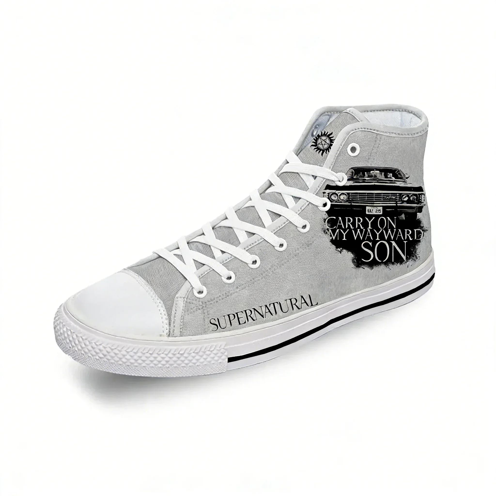 Кроссовки унисекс Carry on My Wayward Son Supernatural Cool White Cloth с 3D-принтом, высокие, из дышащего холста, легкие, дышащие
Кроссовки унисекс Carry on My Wayward Son Supernatural Cool White Cloth с 3D-принтом, высокие, из дышащего холста, легкие, дышащие