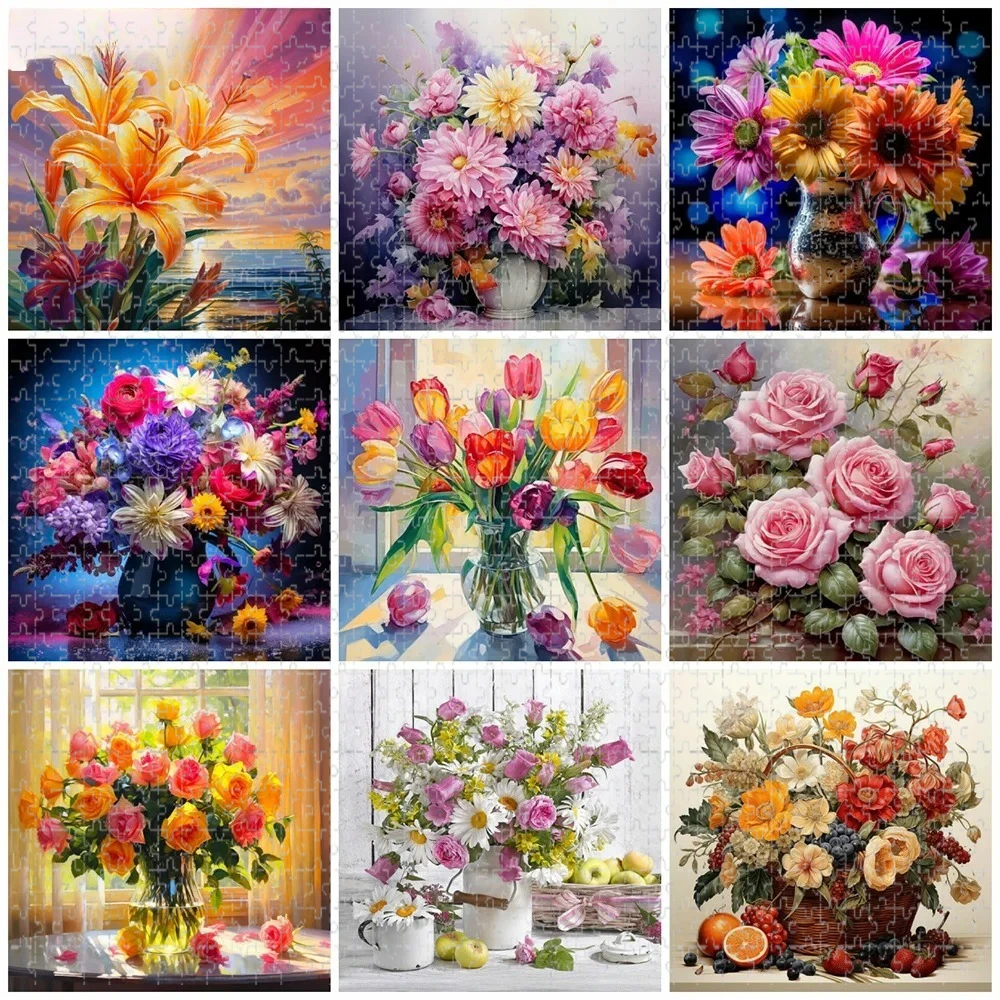 Flower Vase 1024 PCS Jigsaw Puzzles Challenging Family Activity Games for Gameroom Bedroom Livingroom
Flower Vase 1024 PCS Jigsaw Puzzles Challenging Family Activity Games for Gameroom Bedroom Livingroom