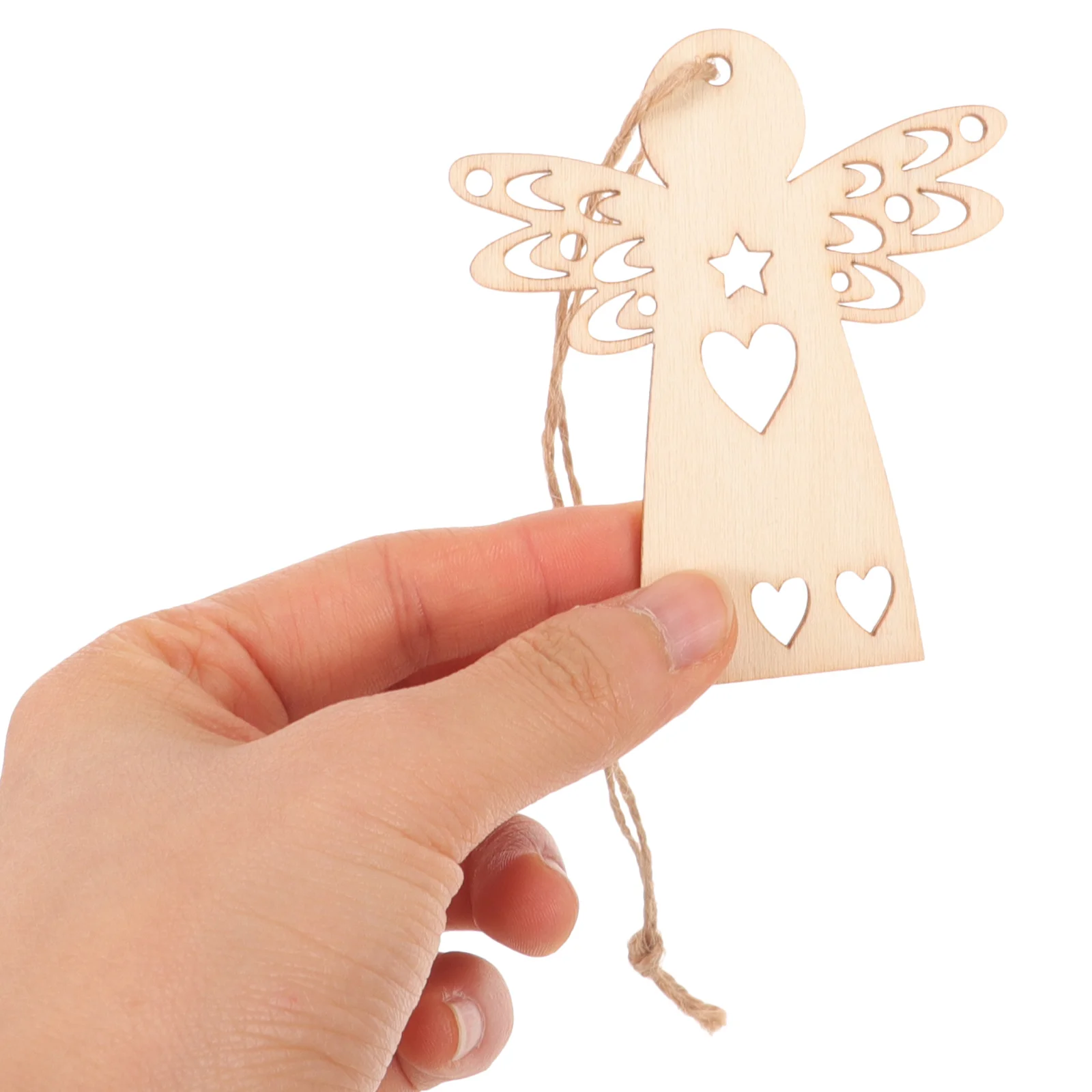 1Set Wood Angel Shape Cutouts DIY Wooden Angel Slices for Holiday Birthday Christmas Decoration Wood Crafts Supplies
1Set Wood Angel Shape Cutouts DIY Wooden Angel Slices for Holiday Birthday Christmas Decoration Wood Crafts Supplies